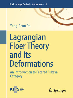 cover image of Lagrangian Floer Theory and Its Deformations